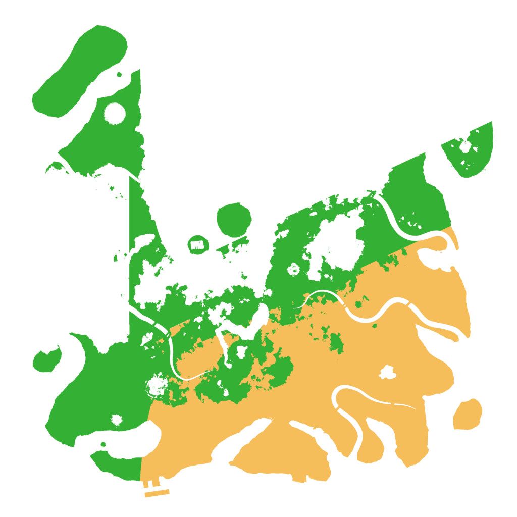 Biome Rust Map: Procedural Map, Size: 4250, Seed: 646887780