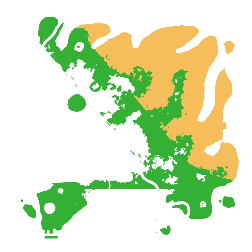 Biome Rust Map: Procedural Map, Size: 3900, Seed: 1021365687