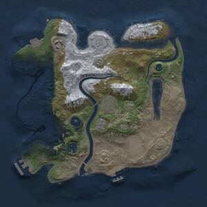 Thumbnail Rust Map: Procedural Map, Size: 3000, Seed: 870225085, 11 Monuments