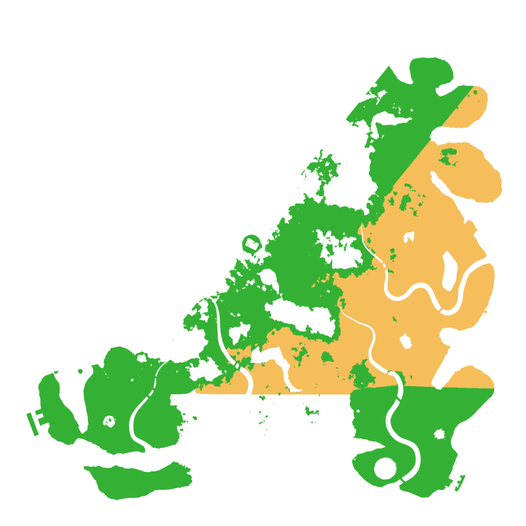 Biome Rust Map: Procedural Map, Size: 4500, Seed: 5022026