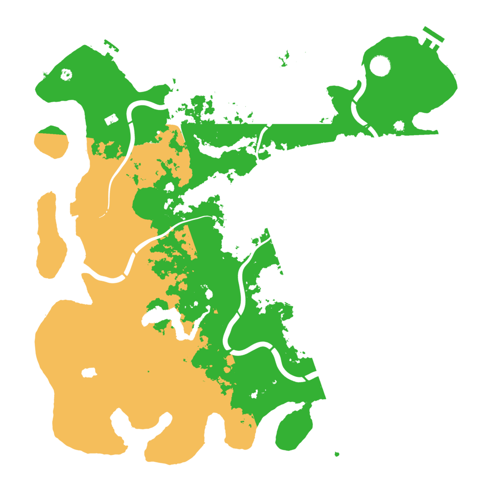 Biome Rust Map: Procedural Map, Size: 4250, Seed: 688688136