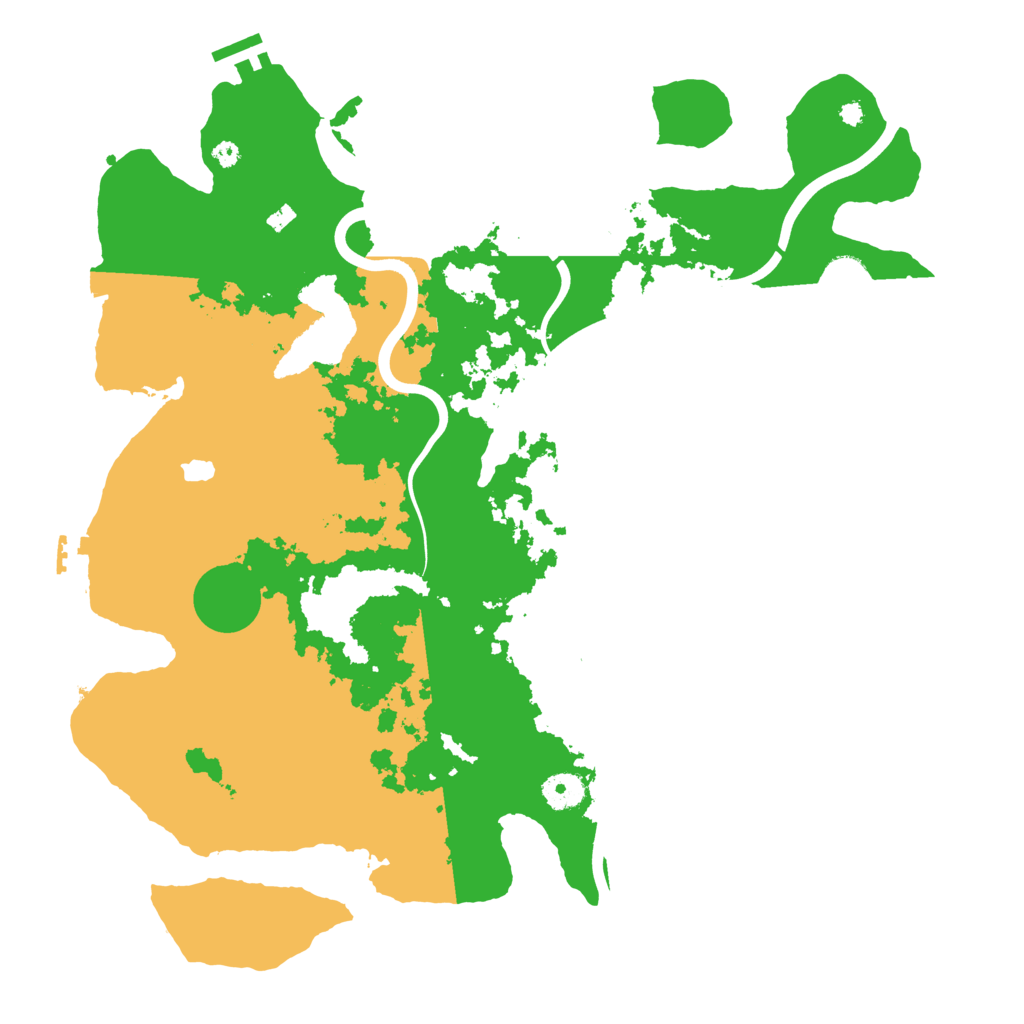 Biome Rust Map: Procedural Map, Size: 4000, Seed: 661579548