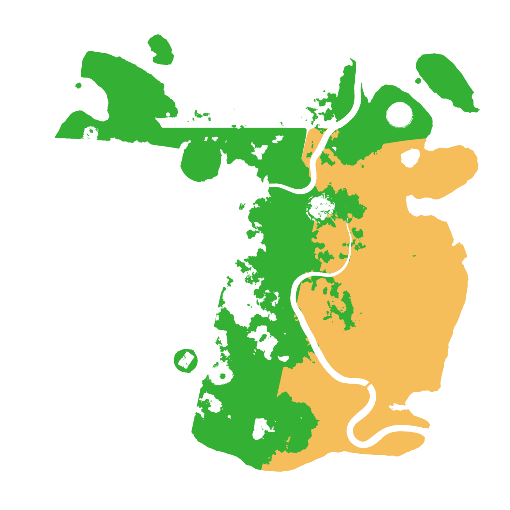 Biome Rust Map: Procedural Map, Size: 3500, Seed: 1208508315