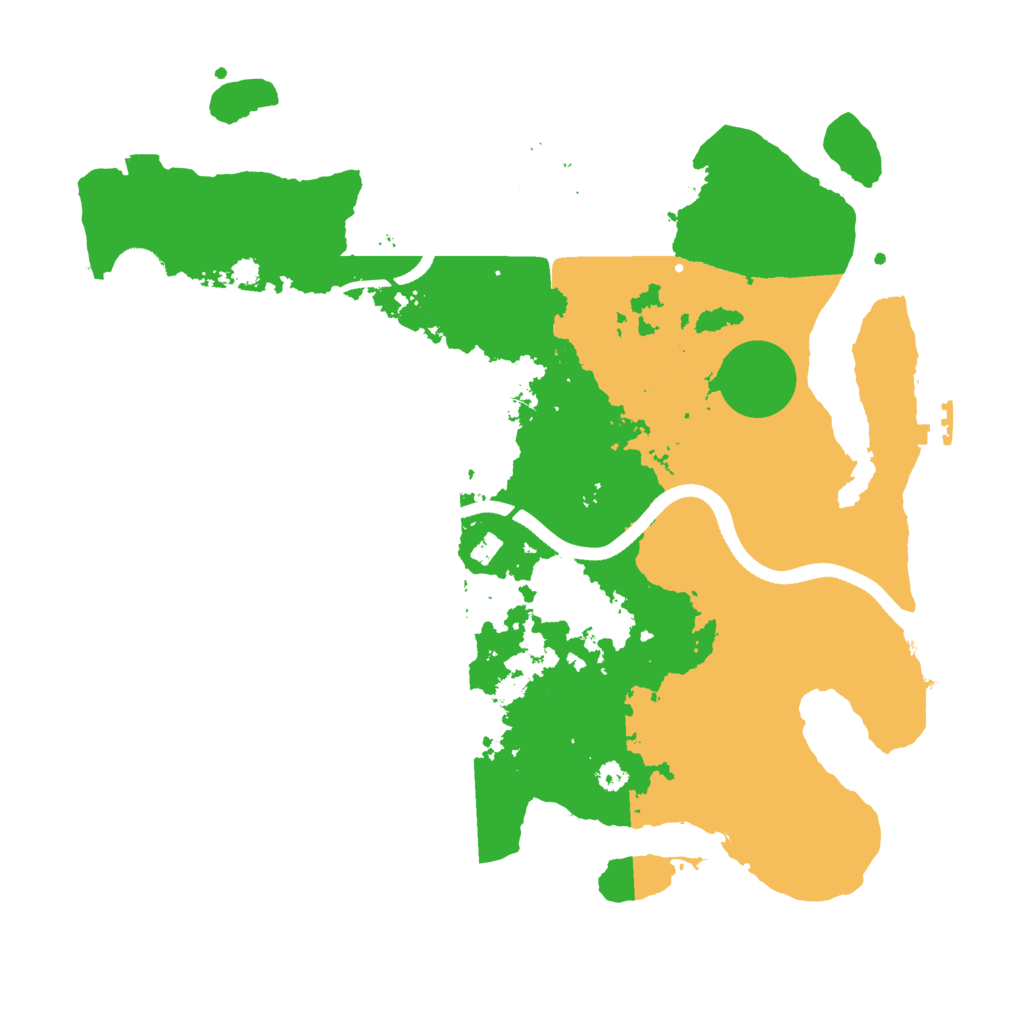 Biome Rust Map: Procedural Map, Size: 3500, Seed: 8059324