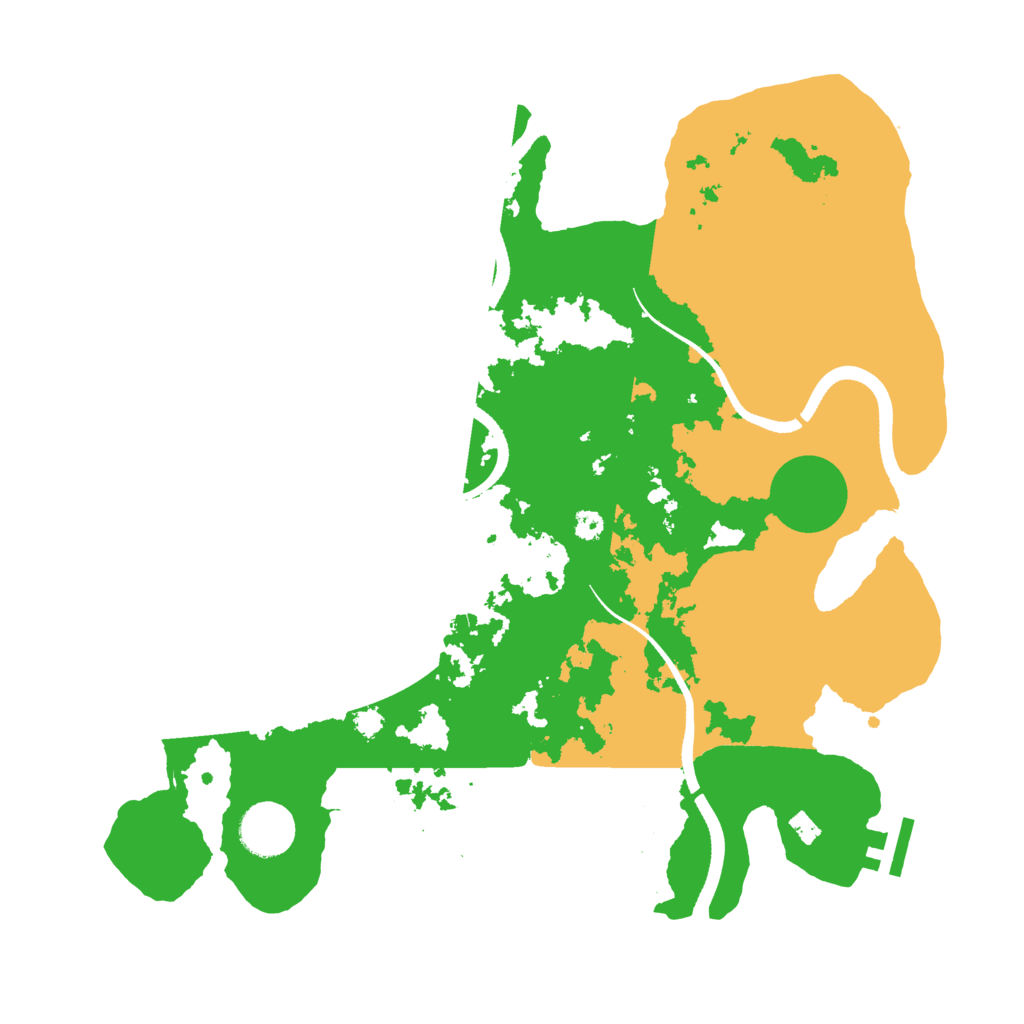 Biome Rust Map: Procedural Map, Size: 3500, Seed: 1488183358