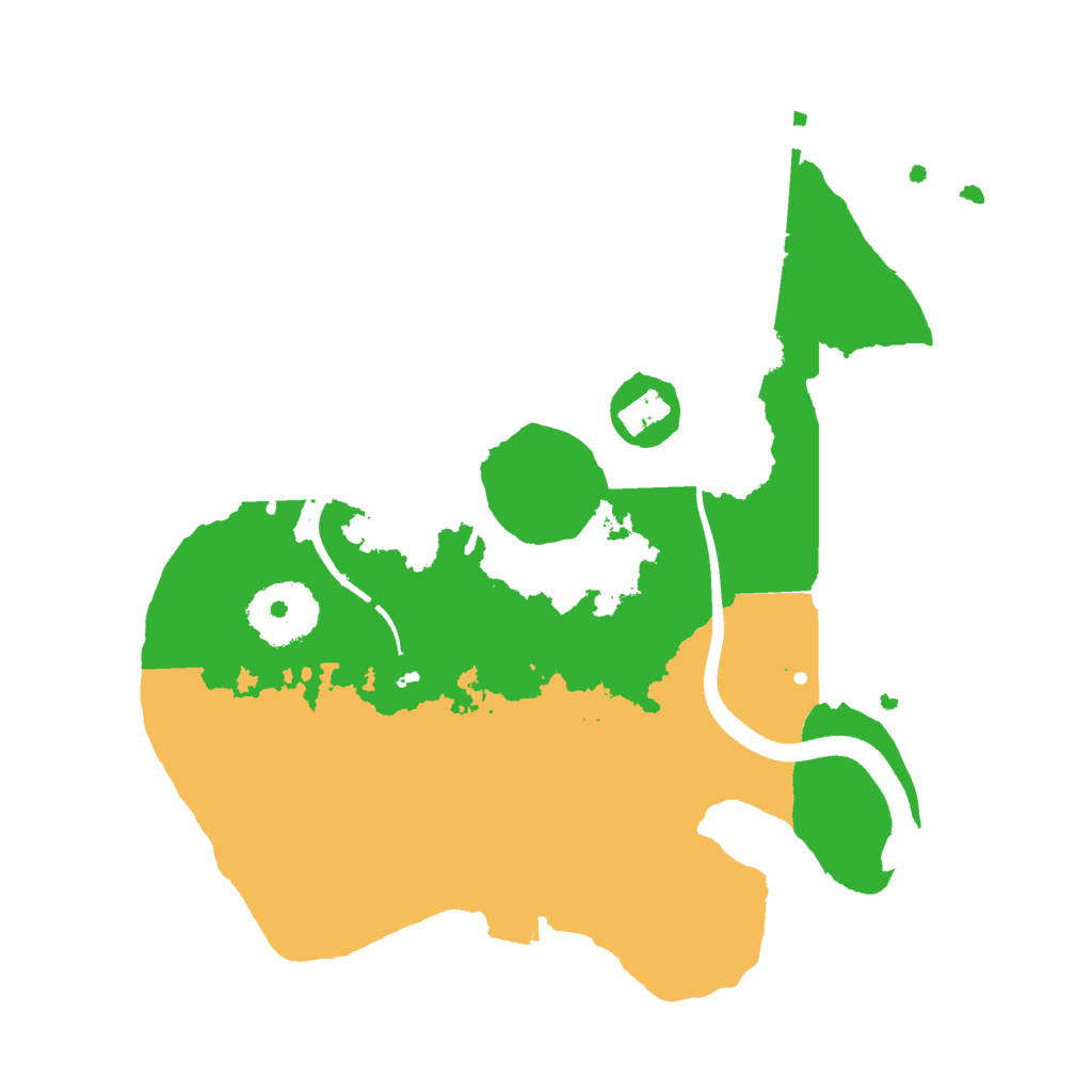 Biome Rust Map: Procedural Map, Size: 2500, Seed: 239726855