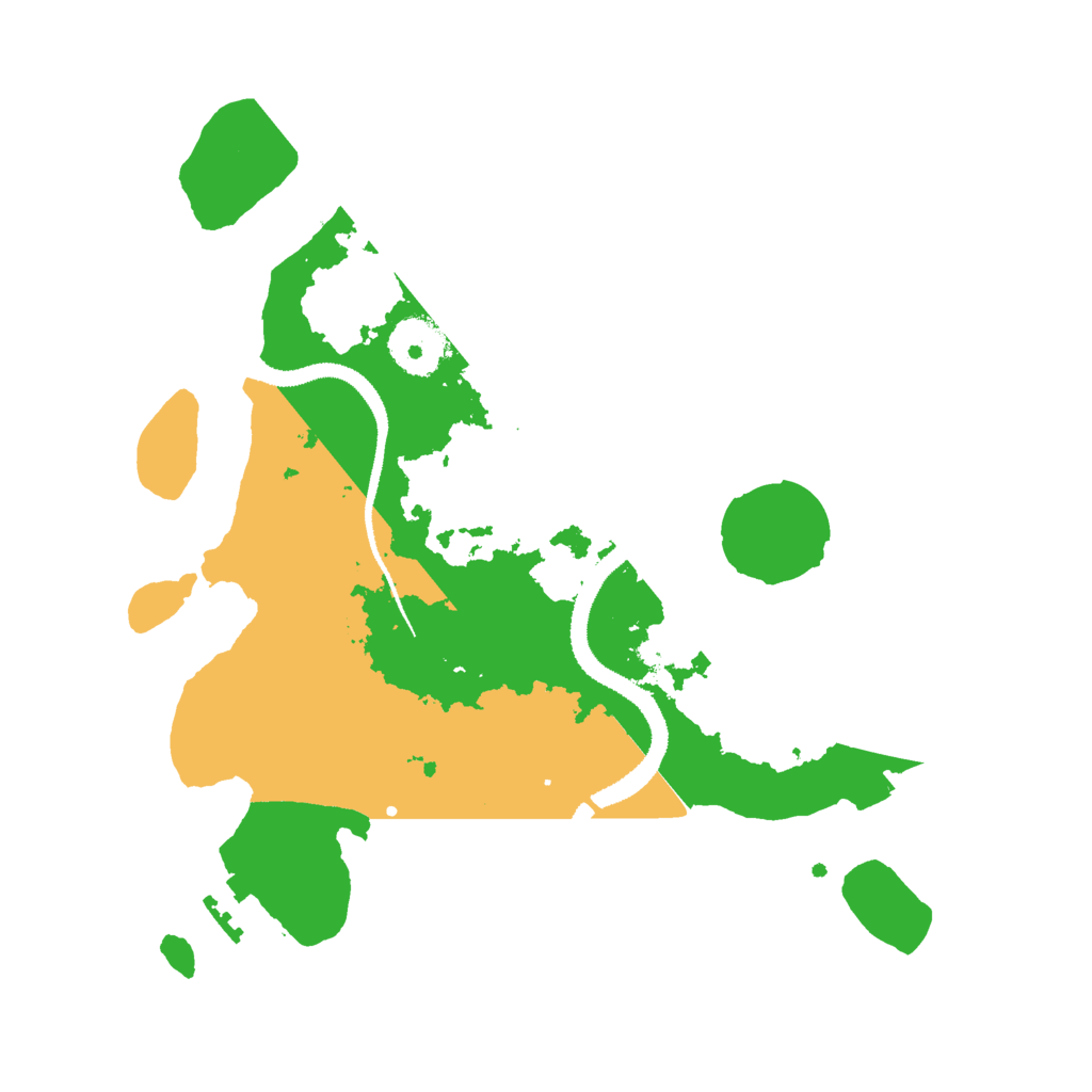 Biome Rust Map: Procedural Map, Size: 3000, Seed: 25821