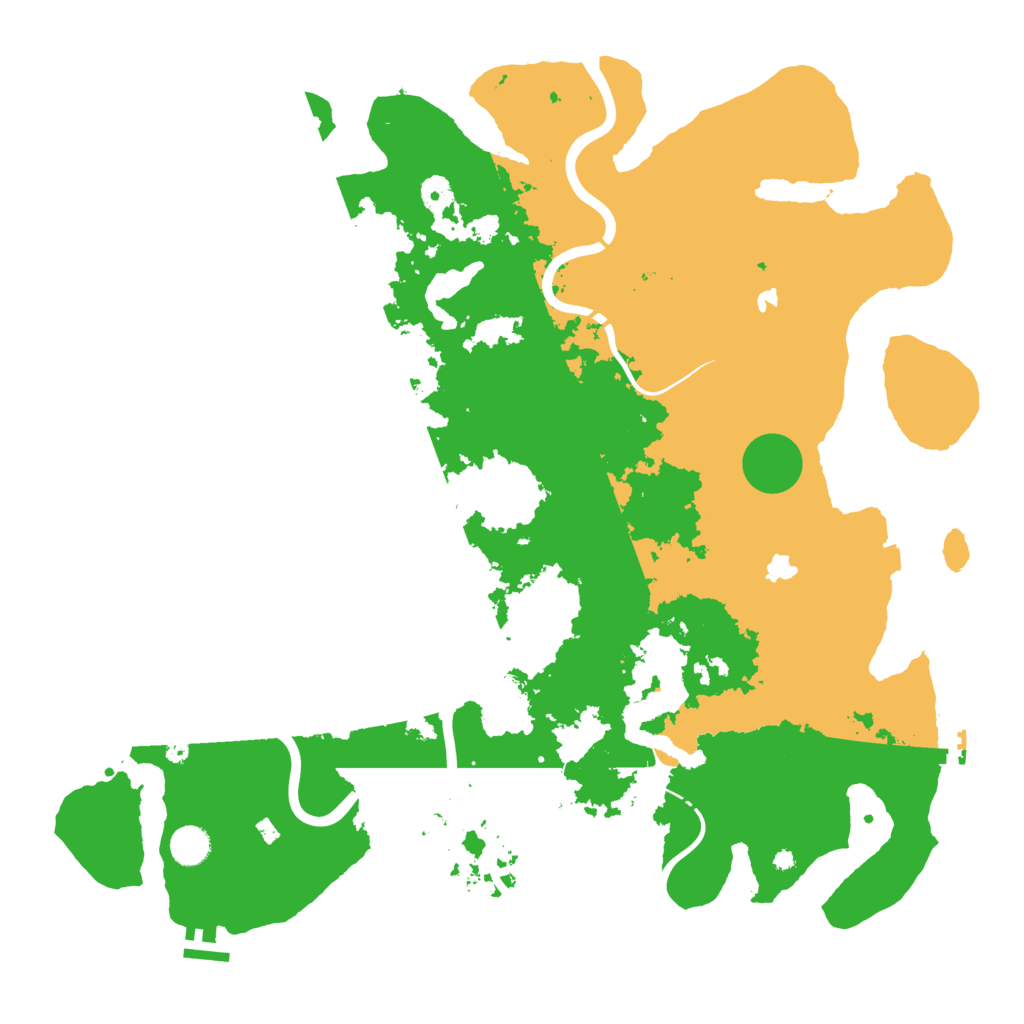 Biome Rust Map: Procedural Map, Size: 4500, Seed: 1402802664