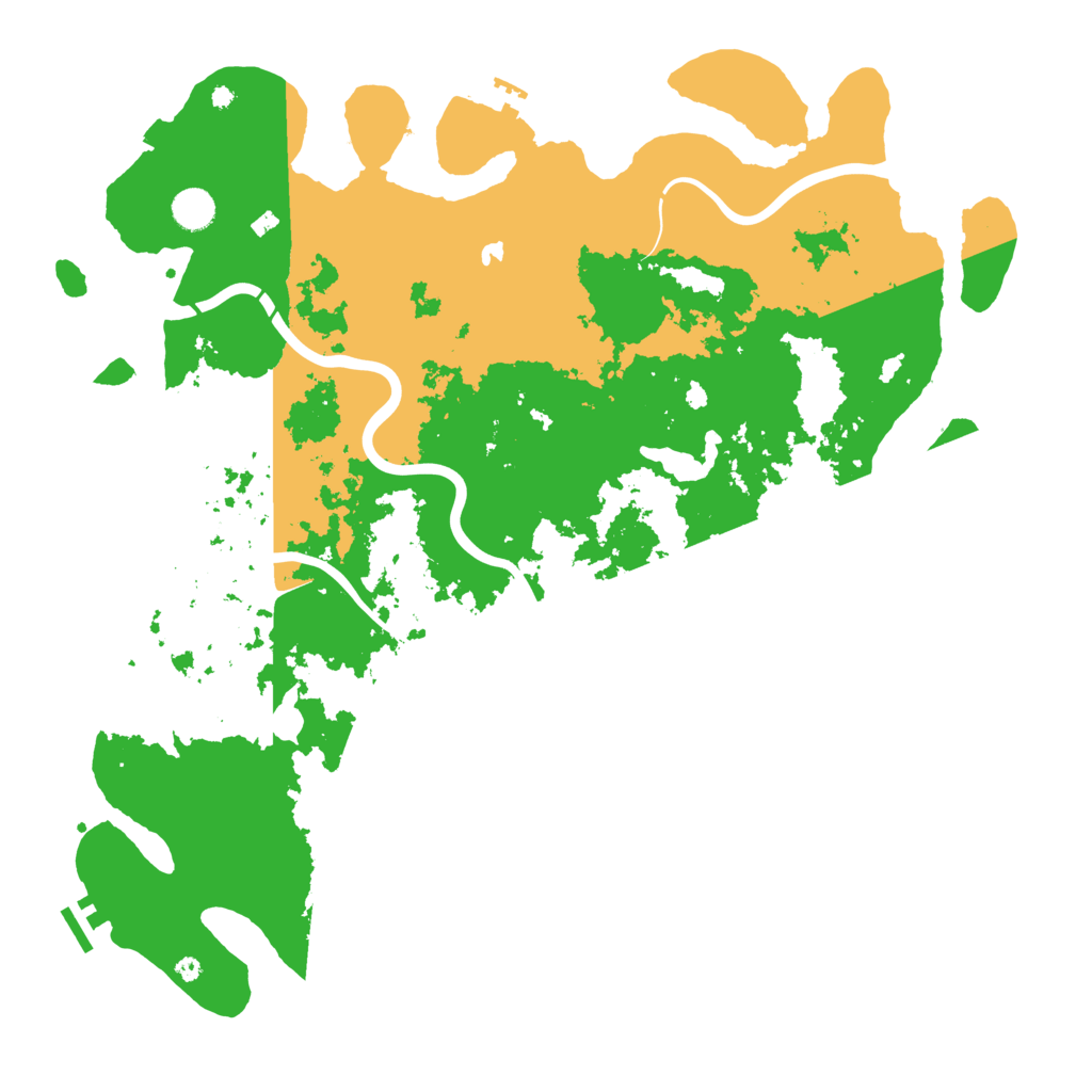 Biome Rust Map: Procedural Map, Size: 4500, Seed: 366624657