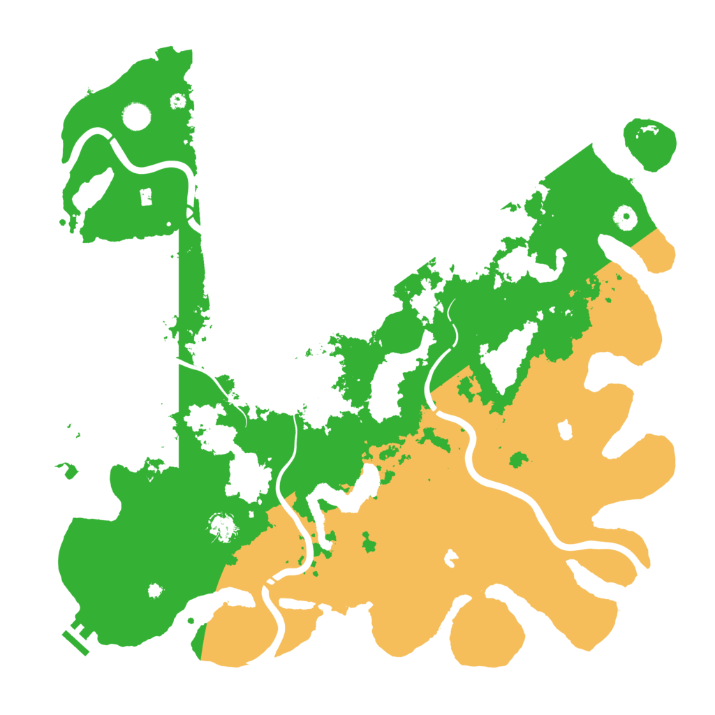 Biome Rust Map: Procedural Map, Size: 4500, Seed: 937298830
