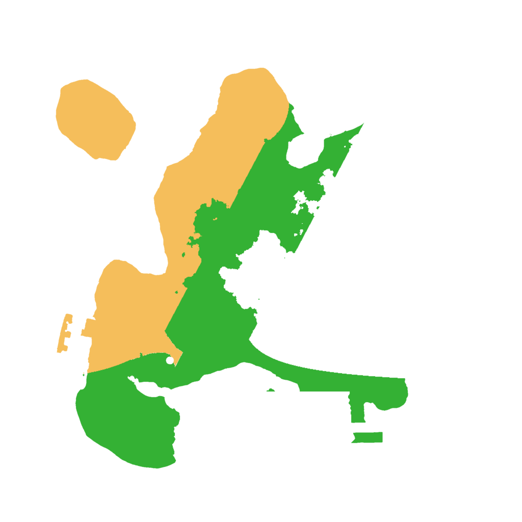 Biome Rust Map: Procedural Map, Size: 2000, Seed: 1945976266