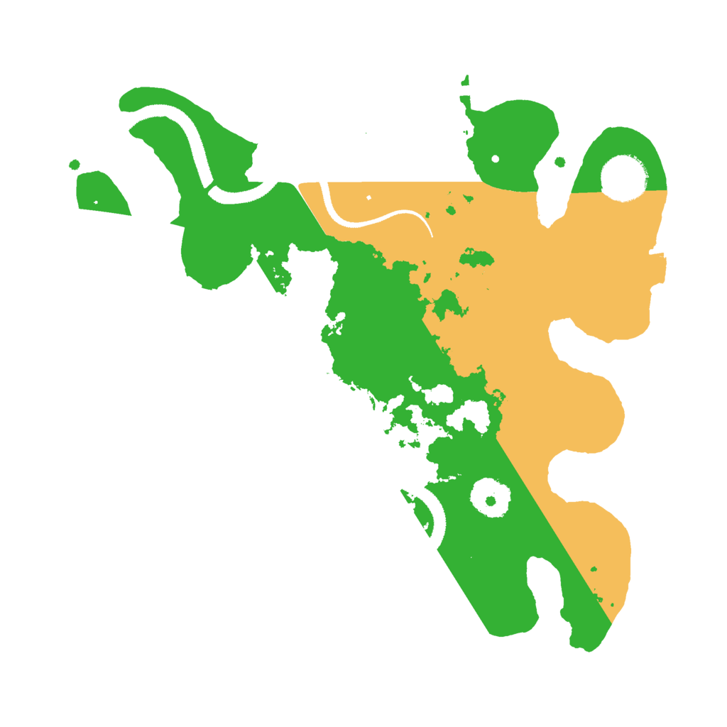 Biome Rust Map: Procedural Map, Size: 2800, Seed: 1158939669