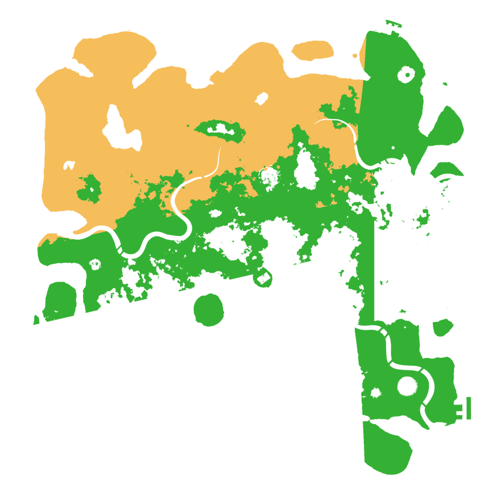 Biome Rust Map: Procedural Map, Size: 4500, Seed: 260089746