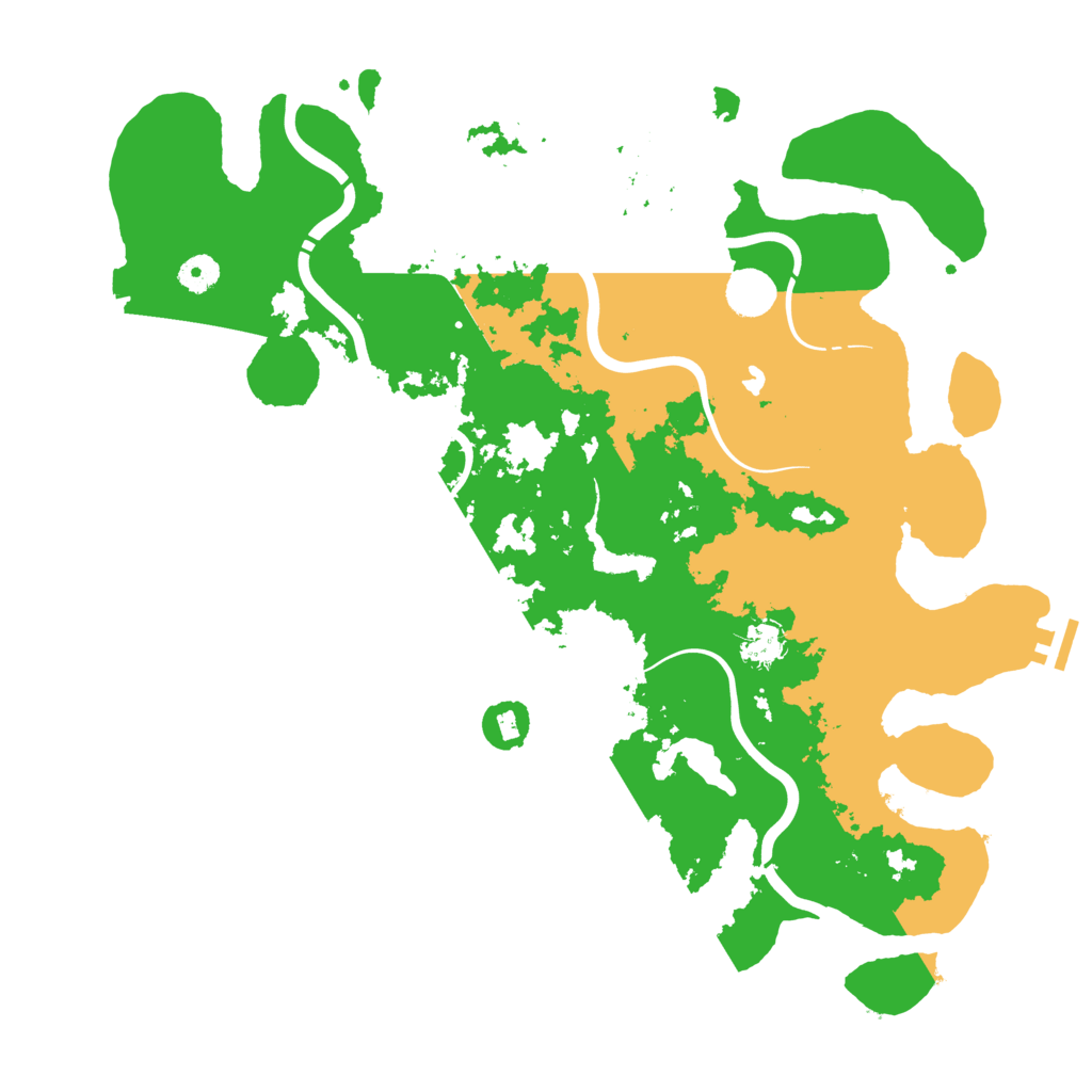 Biome Rust Map: Procedural Map, Size: 4250, Seed: 807972554