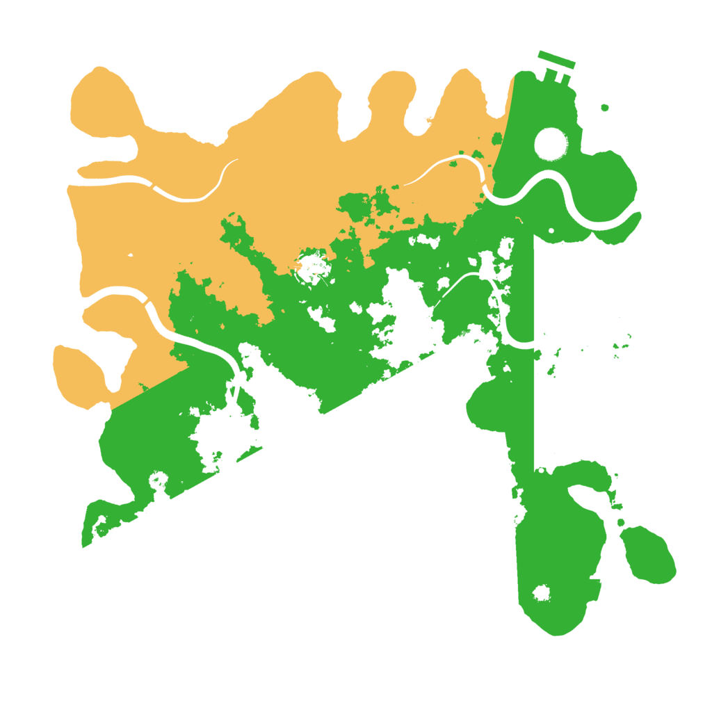 Biome Rust Map: Procedural Map, Size: 3800, Seed: 661766