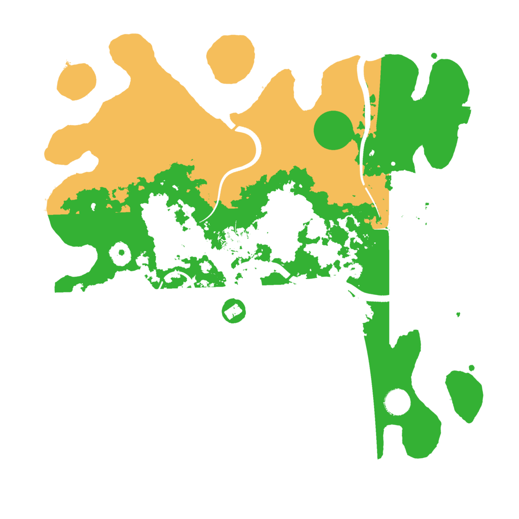 Biome Rust Map: Procedural Map, Size: 3500, Seed: 1340166196