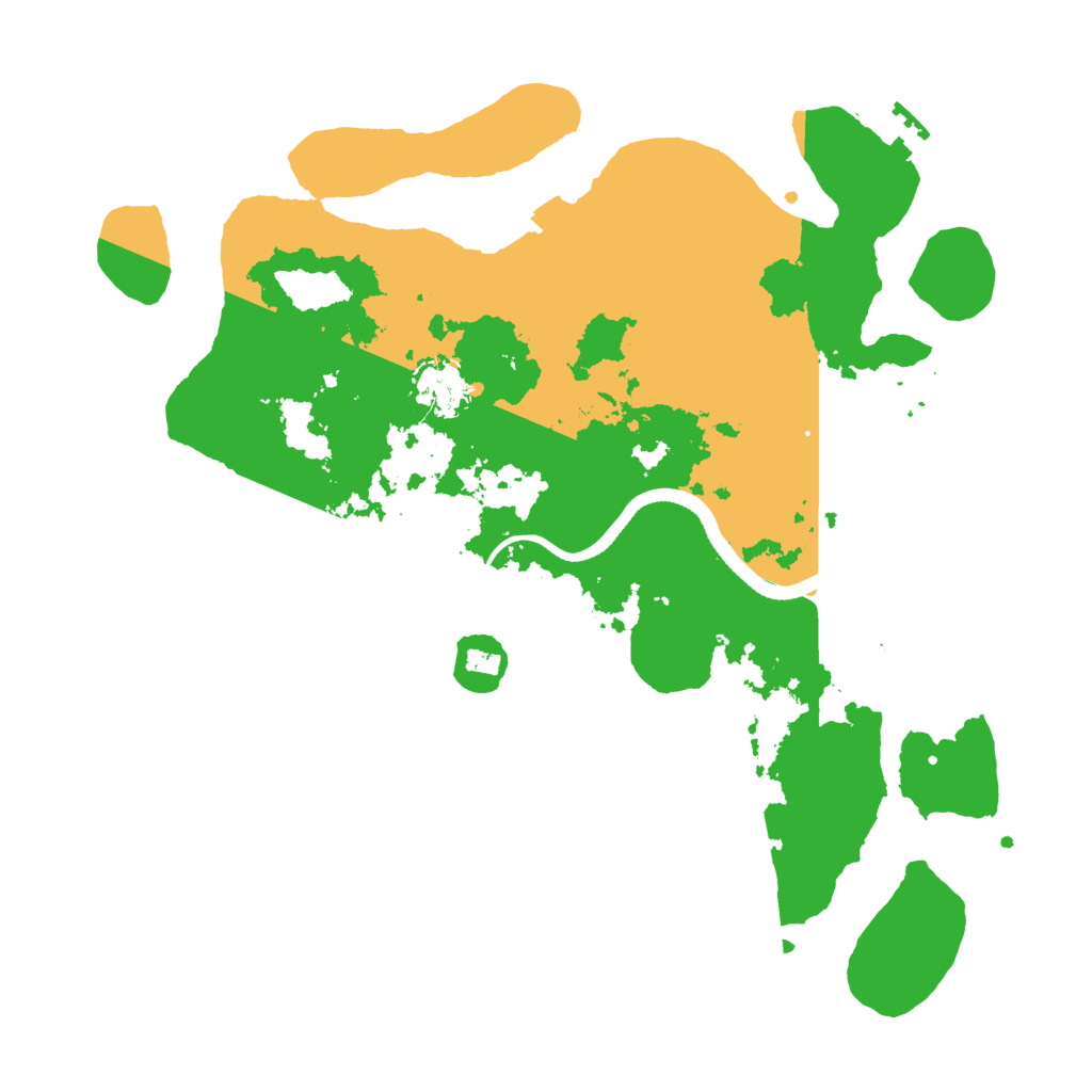 Biome Rust Map: Procedural Map, Size: 3500, Seed: 7894