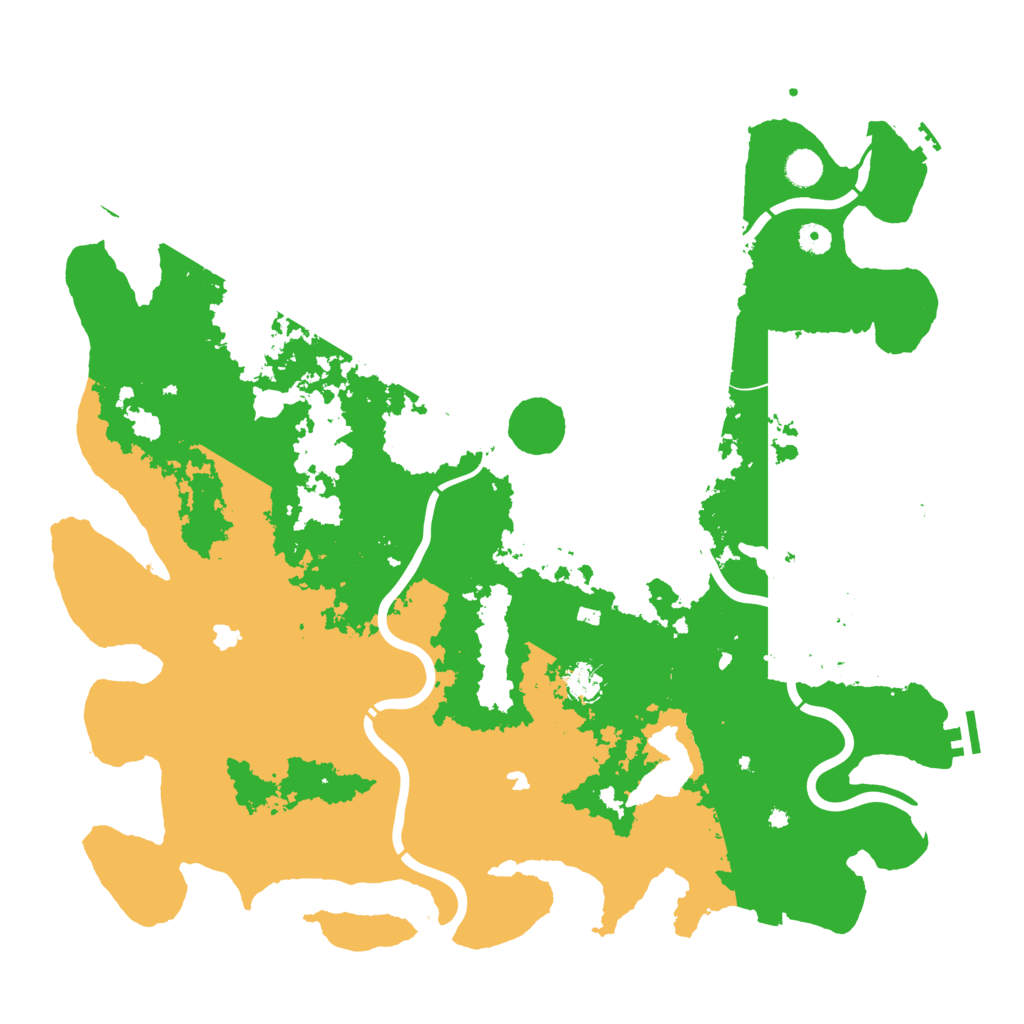 Biome Rust Map: Procedural Map, Size: 4800, Seed: 251612223