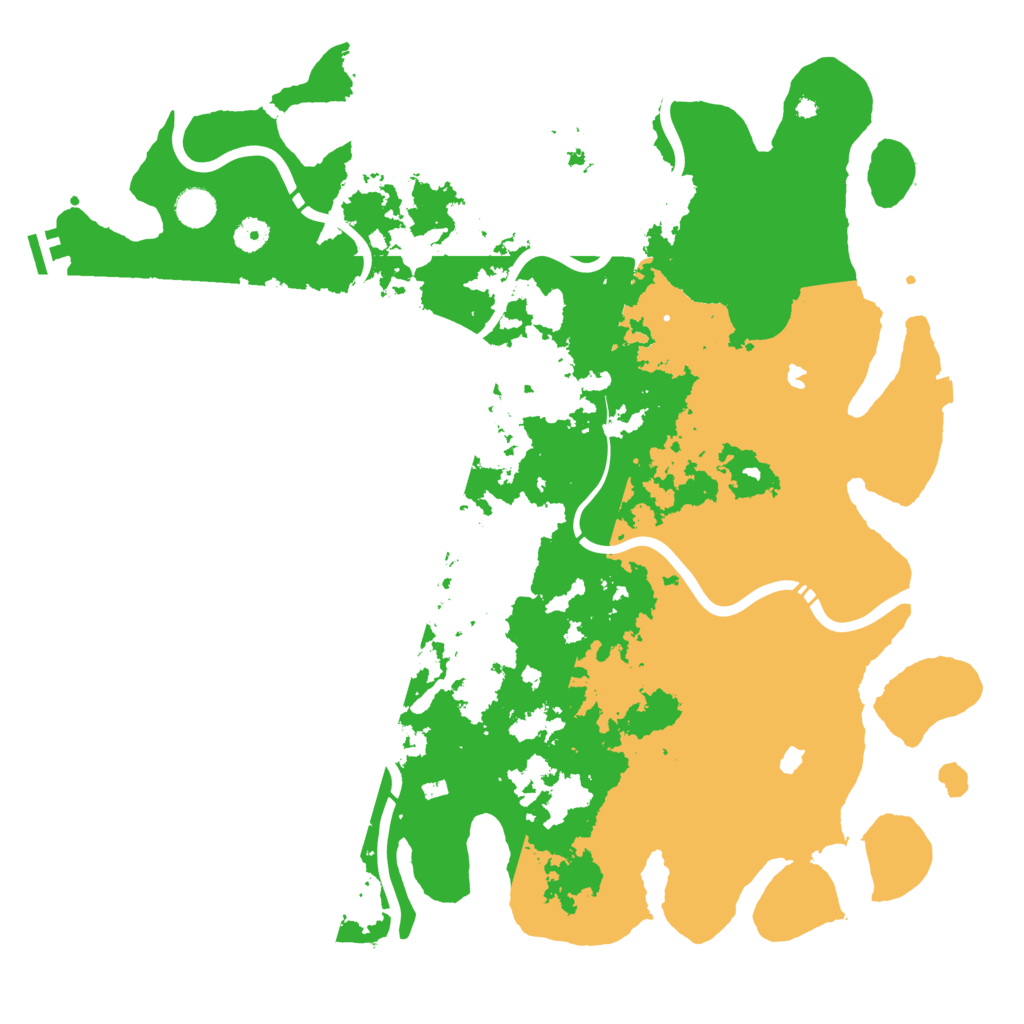 Biome Rust Map: Procedural Map, Size: 4500, Seed: 297871289