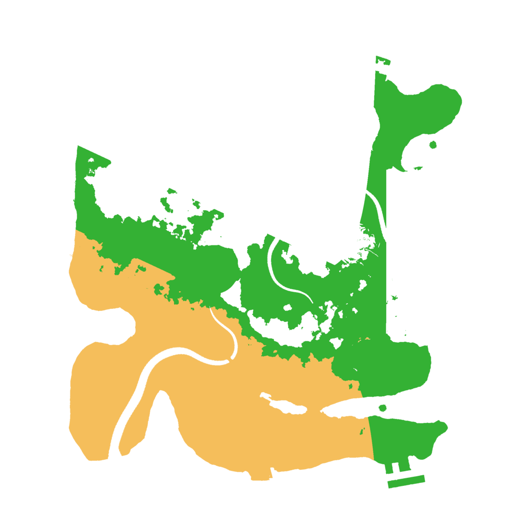 Biome Rust Map: Procedural Map, Size: 2800, Seed: 852466837