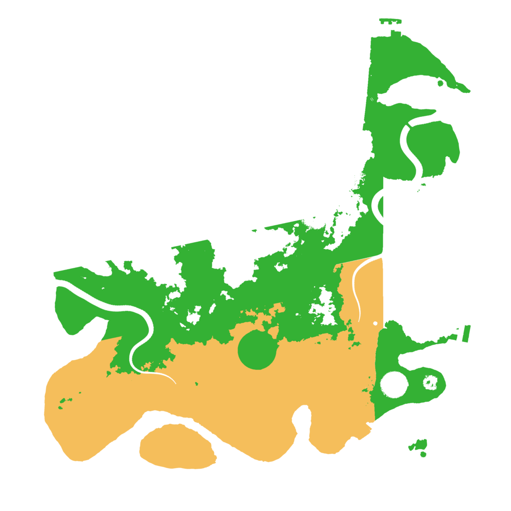 Biome Rust Map: Procedural Map, Size: 3500, Seed: 585034239