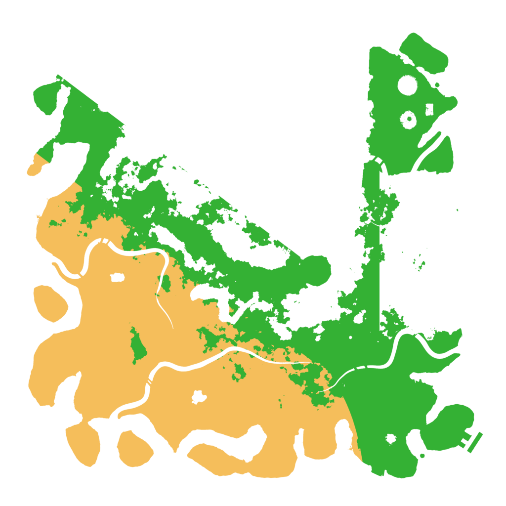 Biome Rust Map: Procedural Map, Size: 4500, Seed: 2070194031