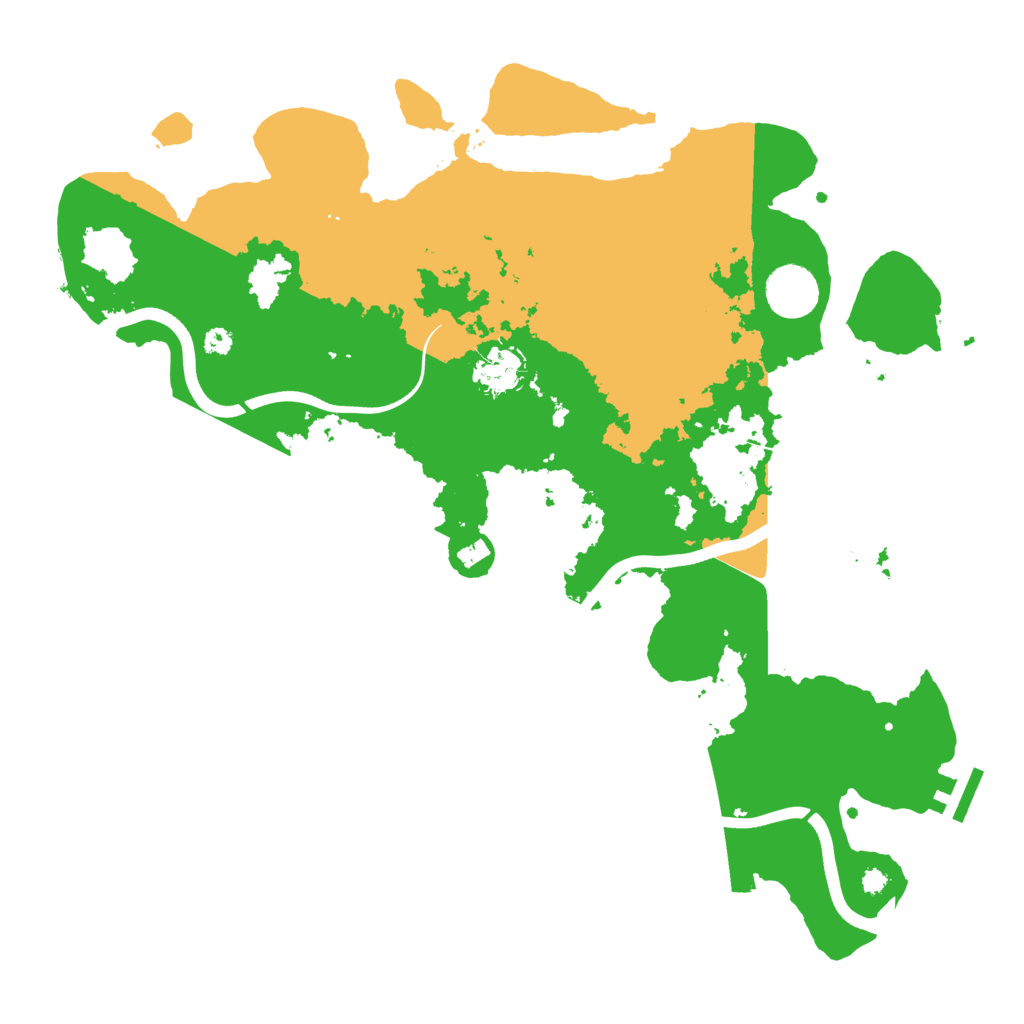 Biome Rust Map: Procedural Map, Size: 3700, Seed: 1912254581