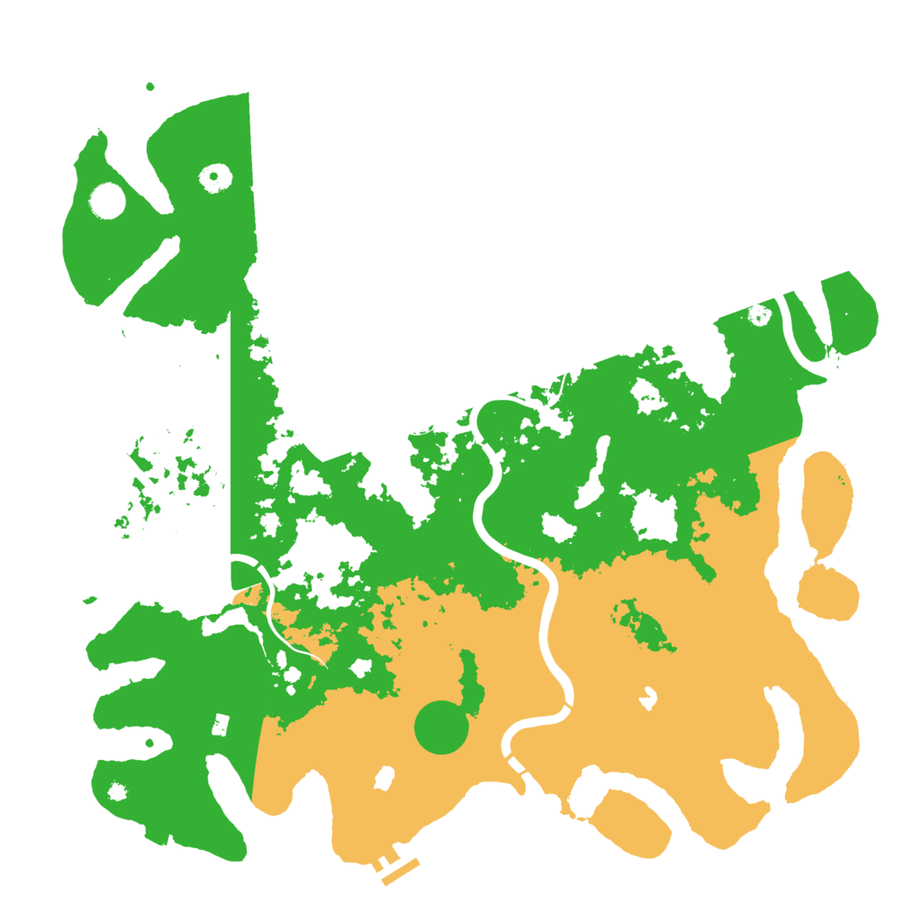 Biome Rust Map: Procedural Map, Size: 4500, Seed: 2098831952