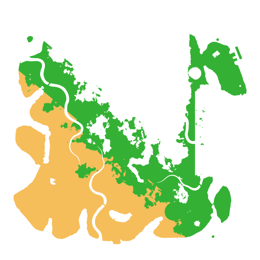 Biome Rust Map: Procedural Map, Size: 4000, Seed: 223456