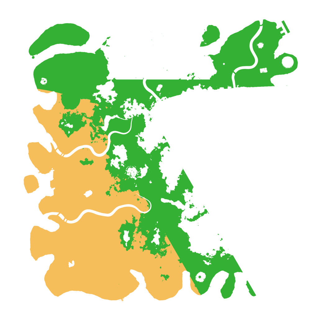 Biome Rust Map: Procedural Map, Size: 4800, Seed: 1274548814