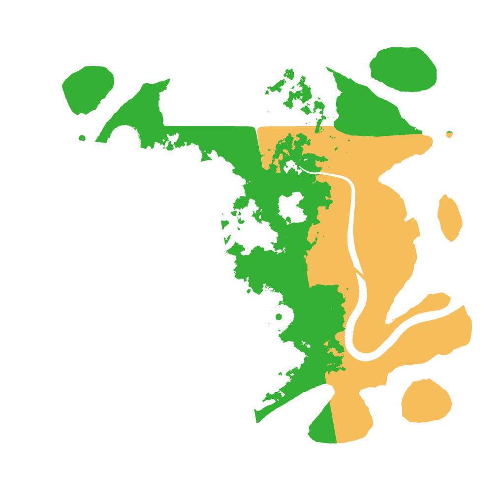 Biome Rust Map: Procedural Map, Size: 3000, Seed: 53941686