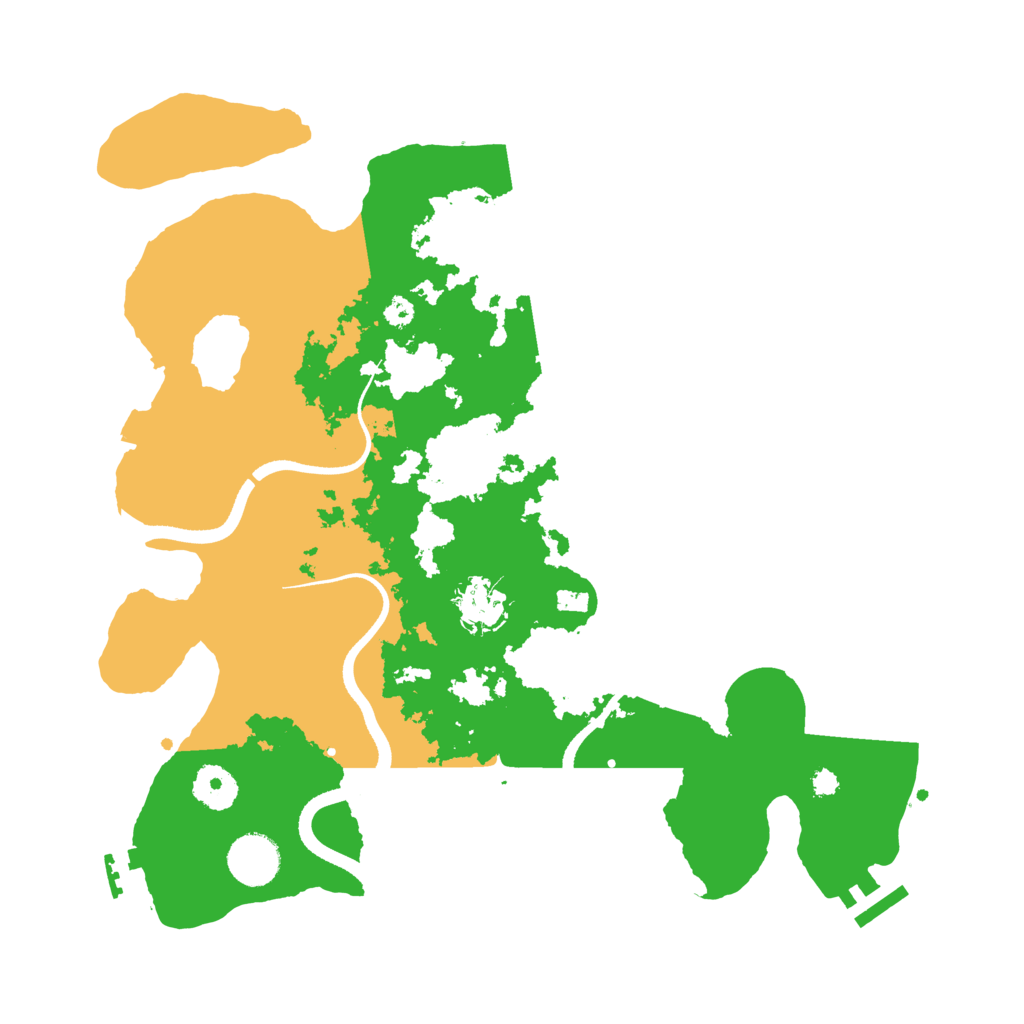 Biome Rust Map: Procedural Map, Size: 3500, Seed: 812985120