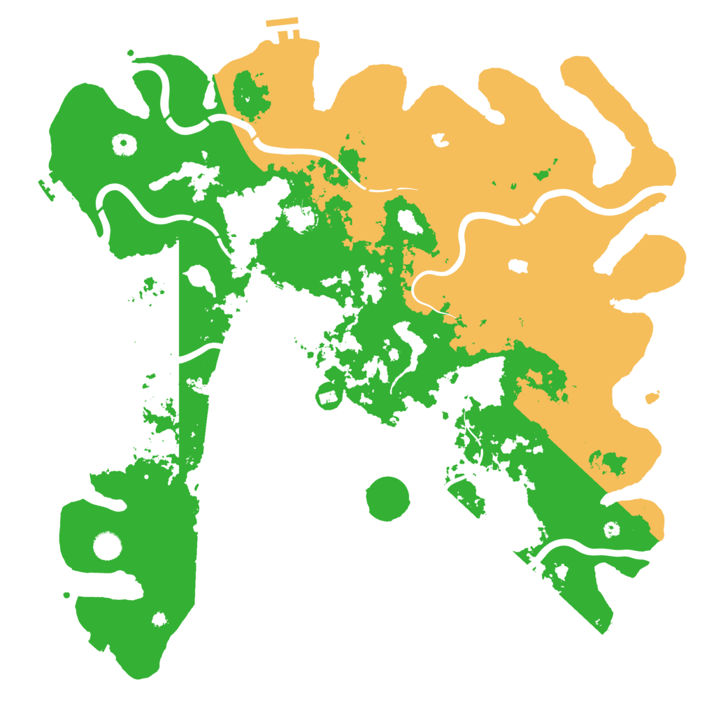 Biome Rust Map: Procedural Map, Size: 4500, Seed: 47110815