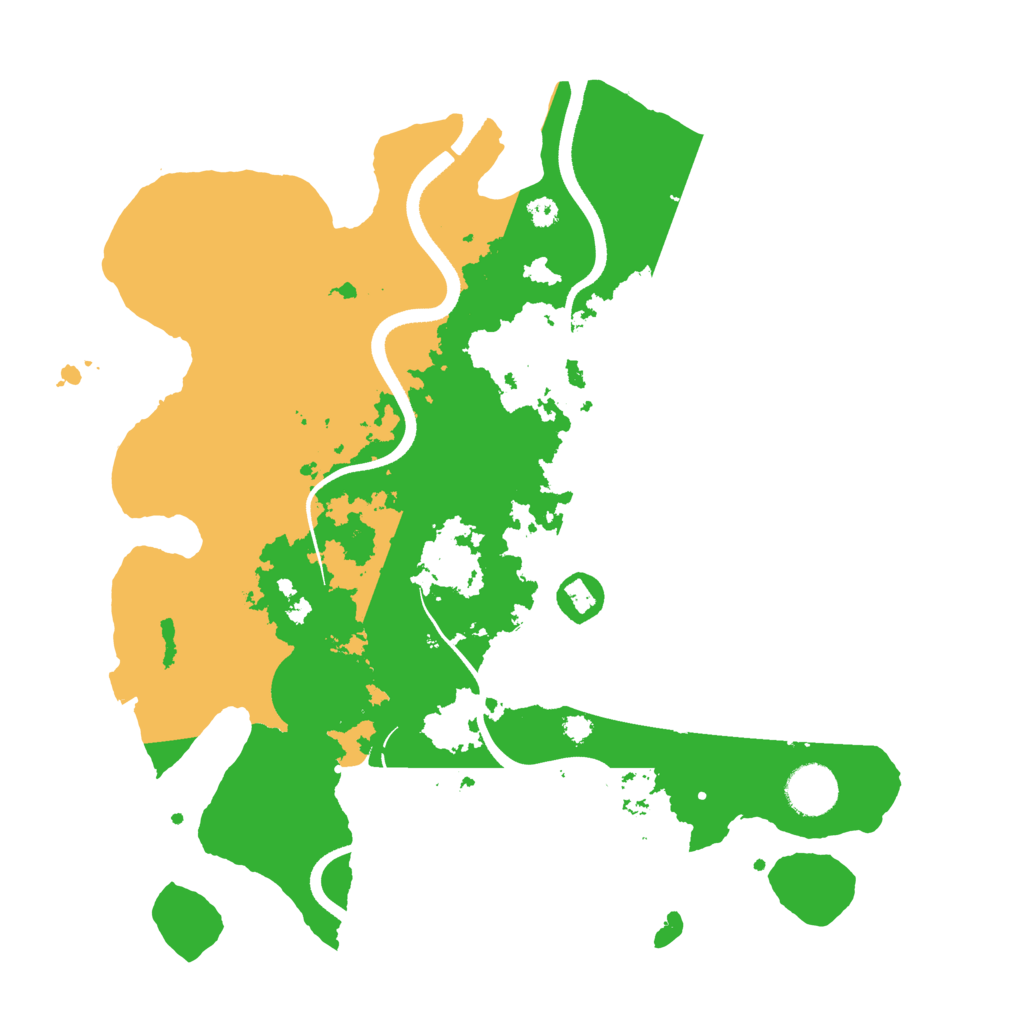 Biome Rust Map: Procedural Map, Size: 3500, Seed: 472771