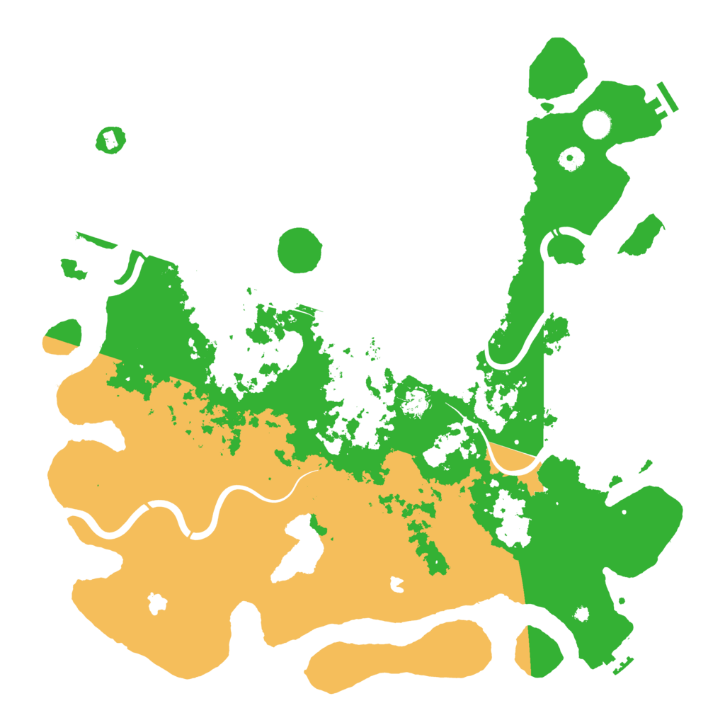 Biome Rust Map: Procedural Map, Size: 4500, Seed: 621650863