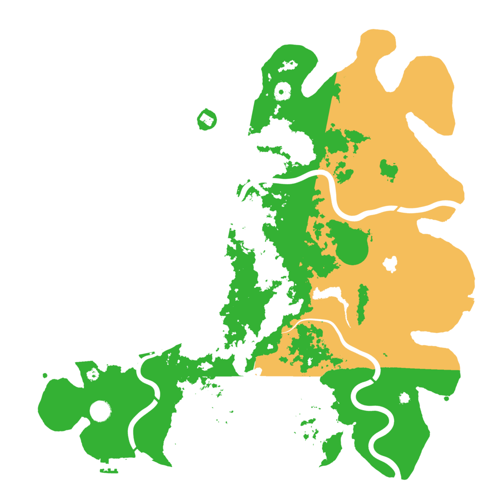 Biome Rust Map: Procedural Map, Size: 4200, Seed: 1079840859