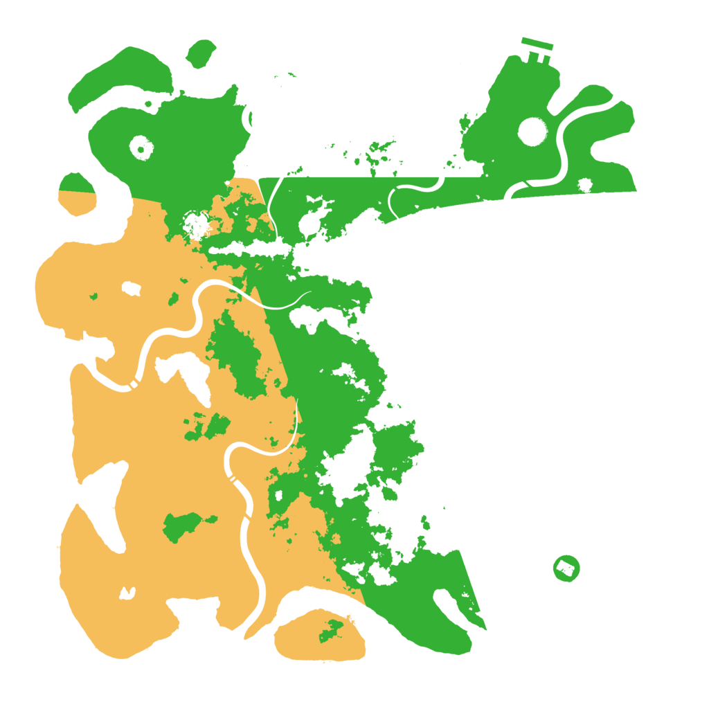 Biome Rust Map: Procedural Map, Size: 4500, Seed: 685896859