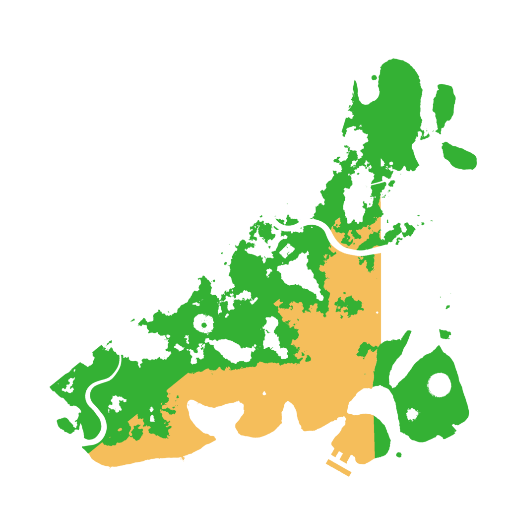Biome Rust Map: Procedural Map, Size: 3850, Seed: 11090149