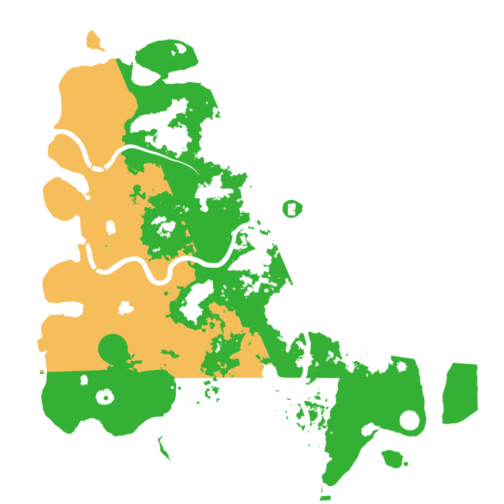 Biome Rust Map: Procedural Map, Size: 4500, Seed: 1805490506