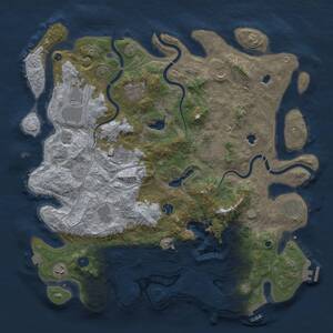 Thumbnail Rust Map: Procedural Map, Size: 4500, Seed: 3575627, 16 Monuments