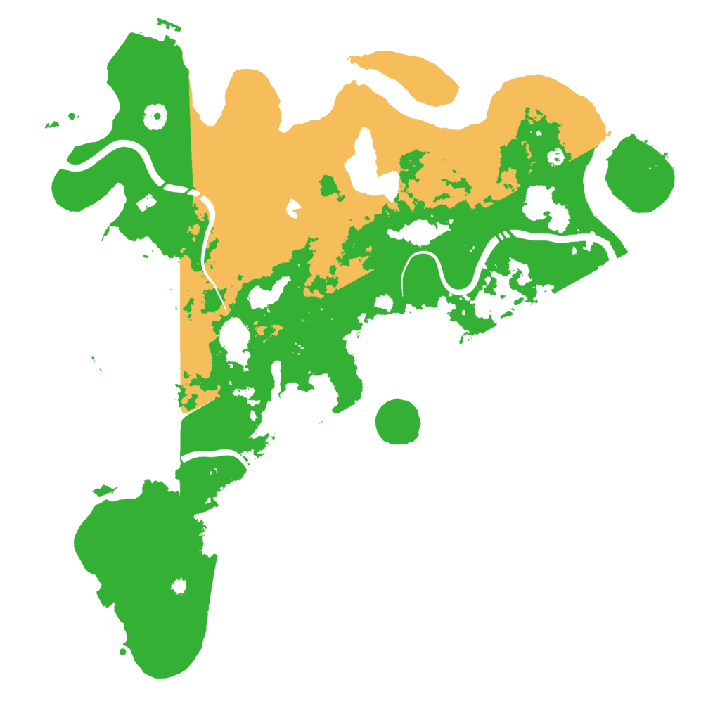 Biome Rust Map: Procedural Map, Size: 4300, Seed: 20260205