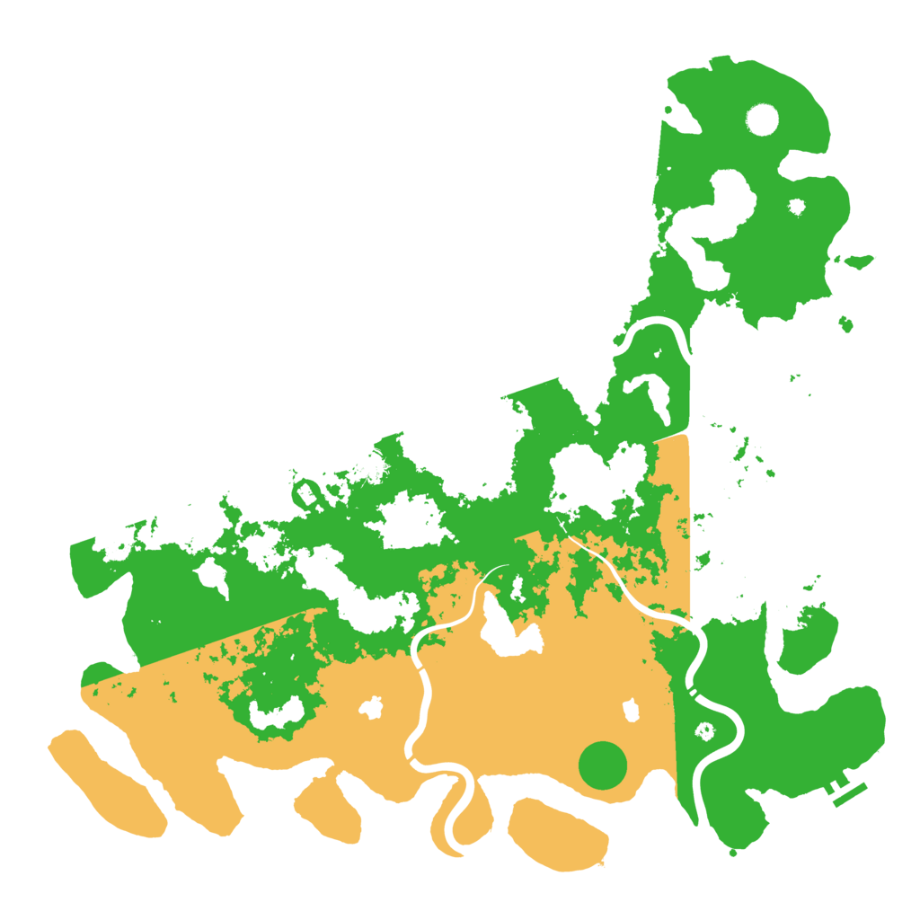 Biome Rust Map: Procedural Map, Size: 5000, Seed: 1176383069