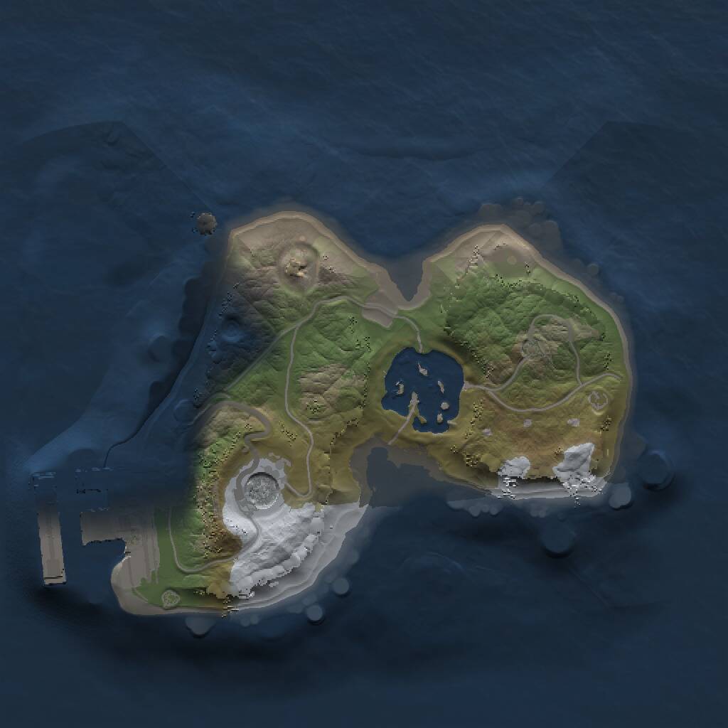 Rust Map: Procedural Map, Size: 1337, Seed: 957678019, 4 Monuments