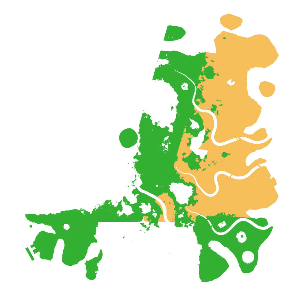 Biome Rust Map: Procedural Map, Size: 4250, Seed: 373715395