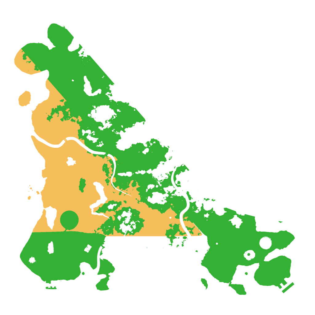 Biome Rust Map: Procedural Map, Size: 4500, Seed: 2061904154