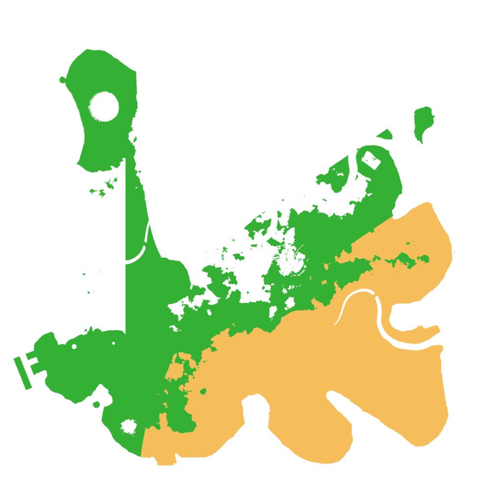 Biome Rust Map: Procedural Map, Size: 3000, Seed: 1111361158