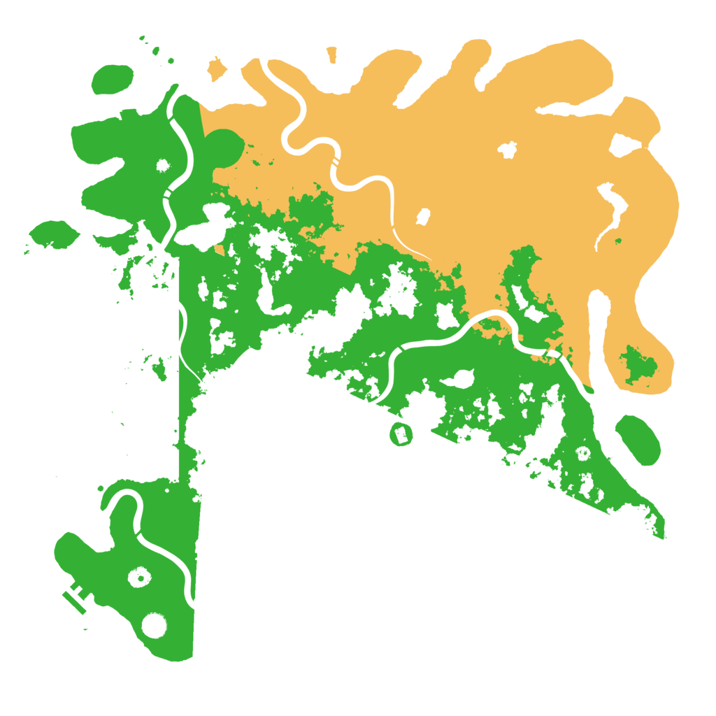 Biome Rust Map: Procedural Map, Size: 5000, Seed: 1069391830