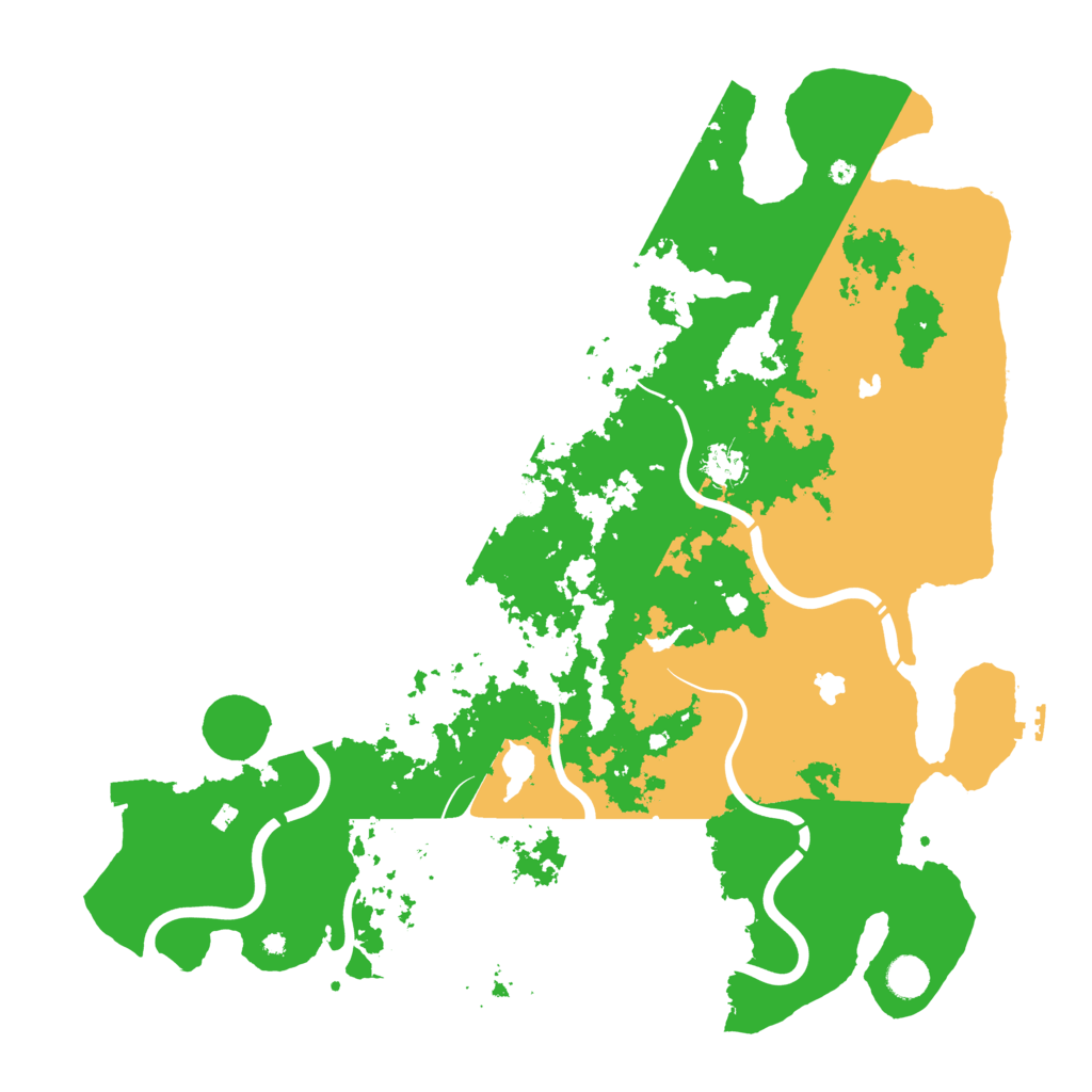 Biome Rust Map: Procedural Map, Size: 4500, Seed: 24123