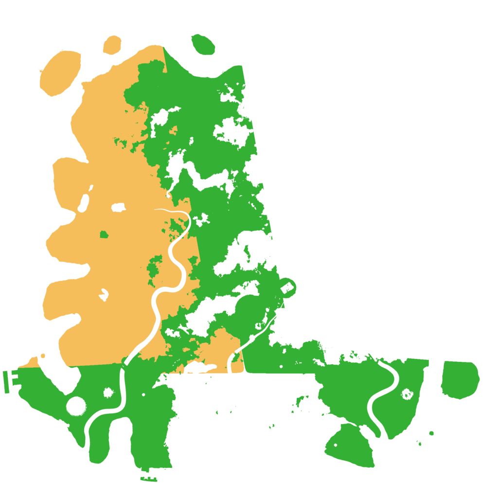 Biome Rust Map: Procedural Map, Size: 4500, Seed: 24100039