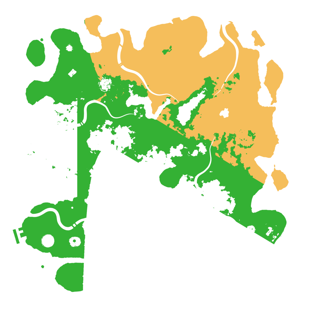Biome Rust Map: Procedural Map, Size: 4250, Seed: 381054193